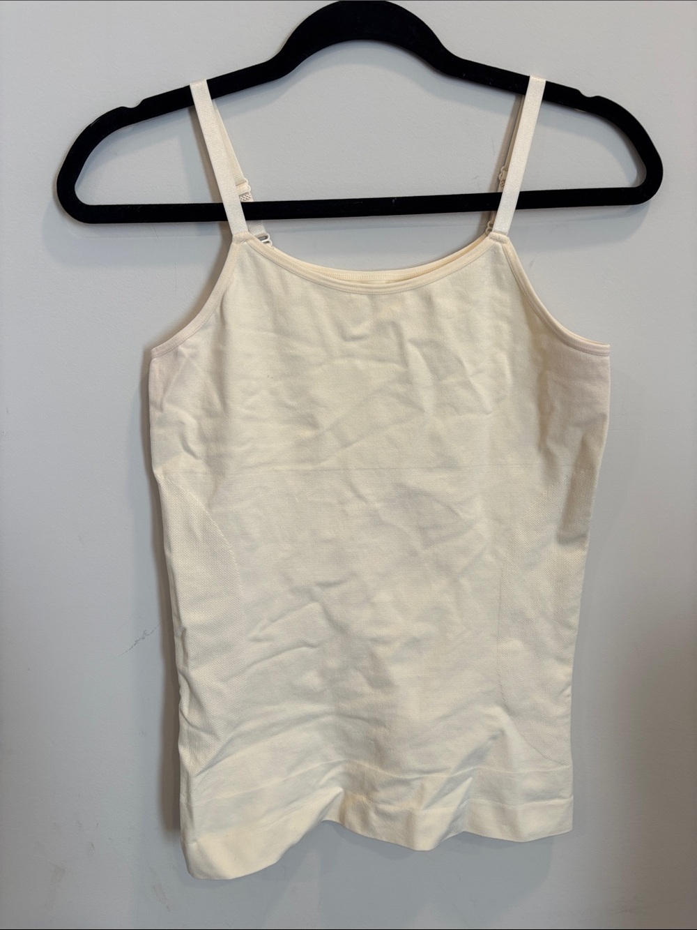 Shapermint All Day Every Day Shaping Cami Cream Small Seamless Scoop Neck Tank